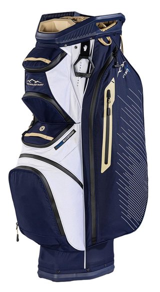 Sun Mountain H2NO C130 cart bag, granatowo/biało/złoty