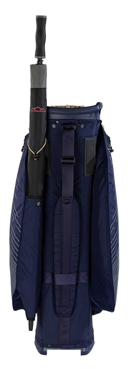 Sun Mountain H2NO C130 cart bag, granatowo/biało/złoty