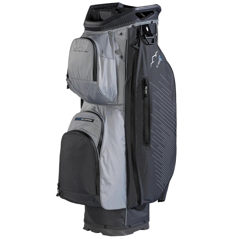 Sun Mountain H2NO C100 Waterproof cart bag 14 WAY, steel/cadet