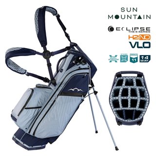 Sun Mountain H2NO  E-4.5 14 WAY VLO Waterproof stand bag, navy/ash