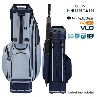 Sun Mountain H2NO  E-4.5 14 WAY VLO Waterproof stand bag, navy/ash