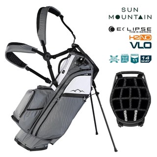 Sun Mountain H2NO  E-4.5 14 WAY VLO Waterproof stand bag, nickel/white/black