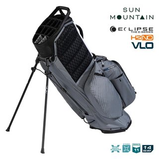 Sun Mountain H2NO  E-4.5 14 WAY VLO Waterproof stand bag, nickel/white/black