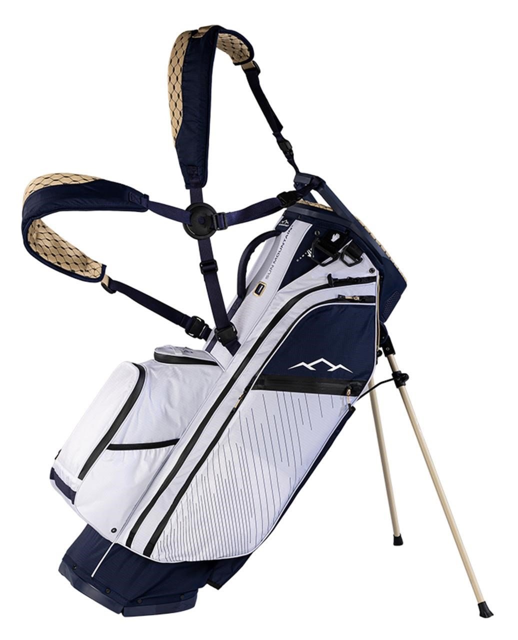 Sun Mountain H2NO  E-4.5 14 WAY VLO Waterproof stand bag, navy/gold/white