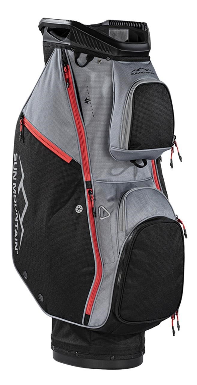 Sun Mountain Forerunner cart bag, czarno/szaro/czerwony