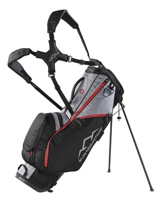 Sun Mountain Forerunner stand bag, czarno/szaro/czerwony