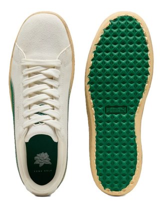 Puma Suede 30904 męskie buty golfowe, warm white/luso green