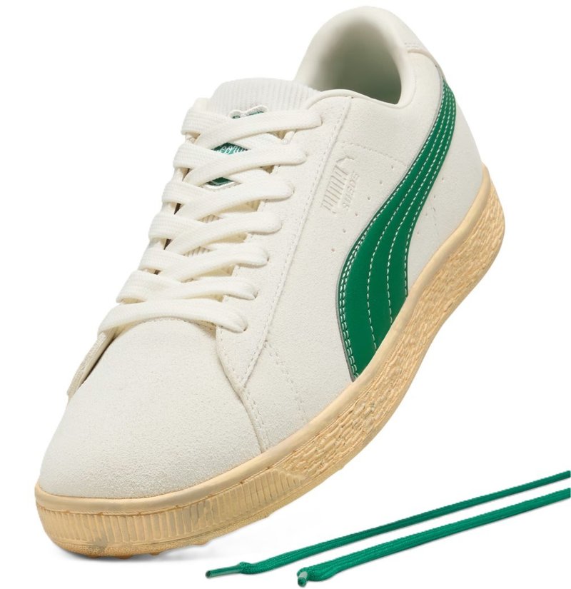 Puma Suede 30904 męskie buty golfowe, warm white/luso green