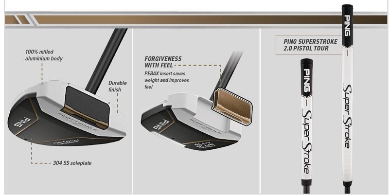 PING Scottsdale Tec Ketsch 4 putter
