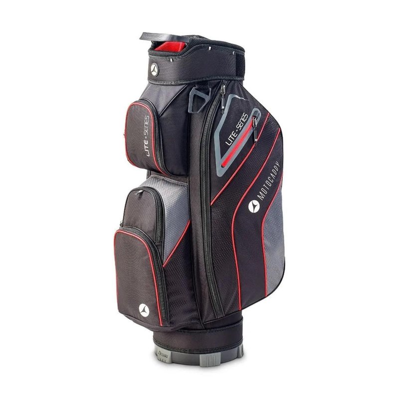 Motocaddy NEW Lite-Series cart bag, czarno/czerwony