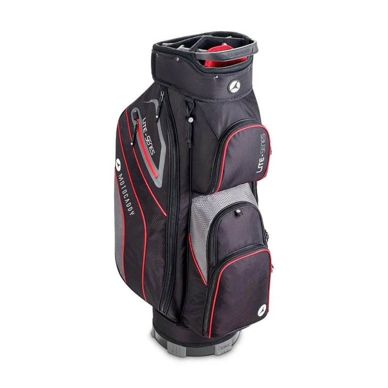 Motocaddy NEW Lite-Series cart bag, czarno/czerwony