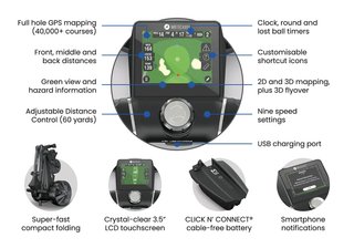 Motocaddy NEW M5 GPS wózek elektryczny, Standard Lithium