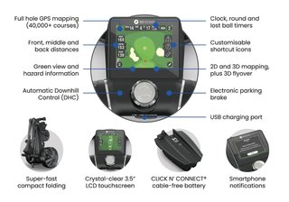Motocaddy NEW M5 GPS DHC wózek elektryczny, Ultra Lithium