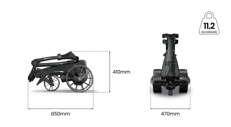 Motocaddy NEW M5 GPS DHC wózek elektryczny, Ultra Lithium
