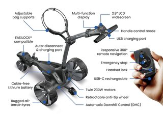 Motocaddy NEW M7 REMOTE DHC wózek elektryczny