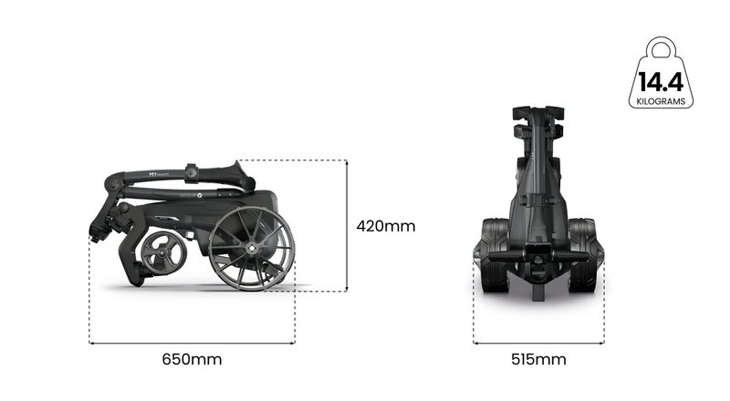 Motocaddy NEW M7 REMOTE DHC wózek elektryczny