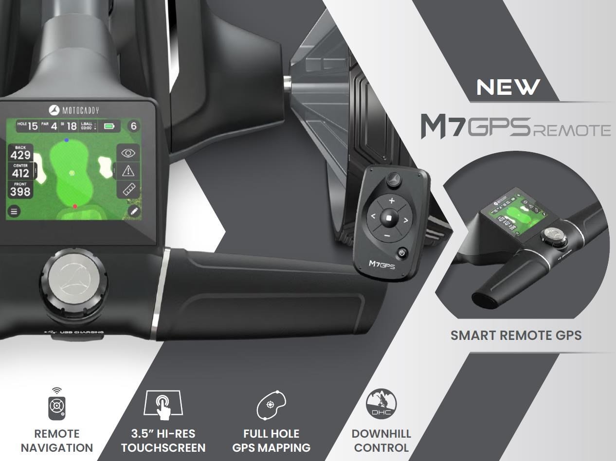 Motocaddy NEW M7 GPS REMOTE DHC wózek elektryczny