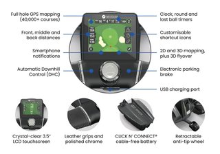 Motocaddy NEW M-TECH GPS DHC wózek elektryczny, Ultra Lithium