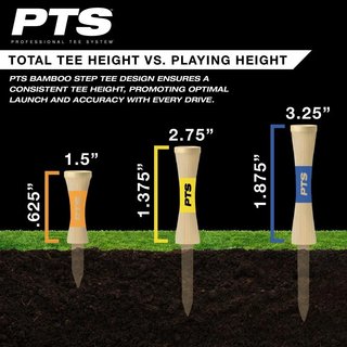 Pride Sports PTS Bamboo Step Tees 69mm, 50szt.