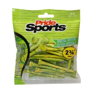 PrideSports Pride Sports Special Edition Paint Splatter Tees 69 mm zielono/żółte, 45 szt.