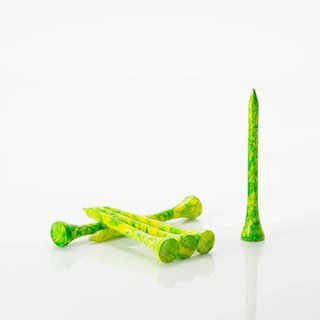PrideSports Pride Sports Special Edition Paint Splatter Tees 69 mm zielono/żółte, 45 szt.