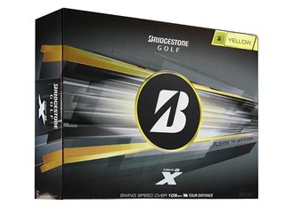 Bridgestone Tour B X piłki golfowe, żółte