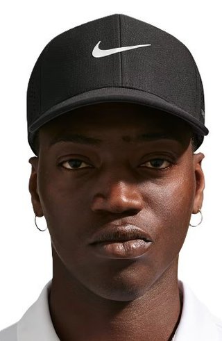 Nike Rise unisex czapka z daszkiem, czarna
