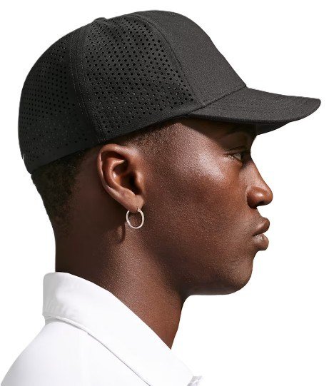 Nike Rise unisex czapka z daszkiem, czarna