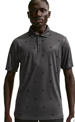 Nike Par męskie polo, anthracite/black