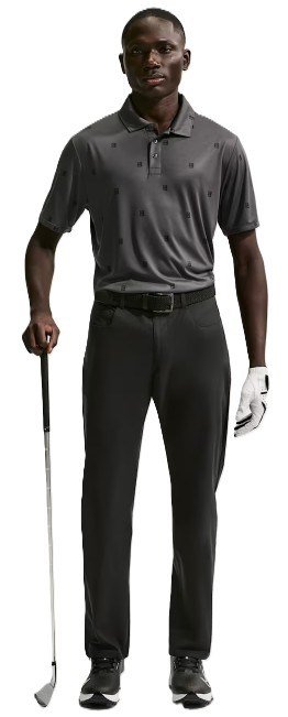 Nike Par męskie polo, anthracite/black