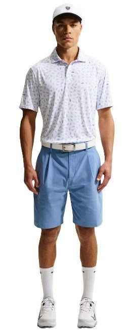 Nike Par męskie polo, white/work blue