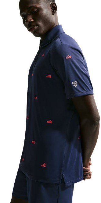 Nike Par męskie polo, navy/hot lava