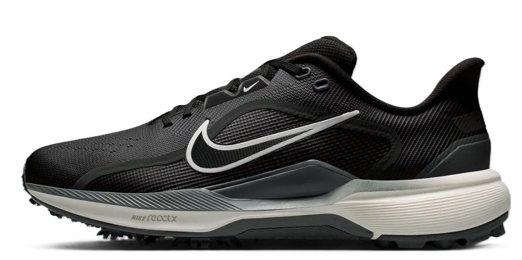 Nike Pegasus 1 męskie buty golfowe, black/sail/white