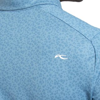KJUS Lance Printed męskie polo, atlas blue