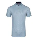 KJUS Lance Printed męskie polo, riverbank/white