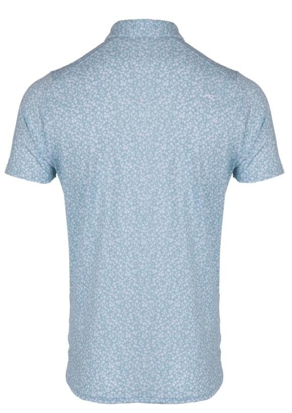 KJUS Lance Printed męskie polo, riverbank/white