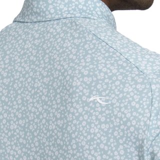 KJUS Lance Printed męskie polo, riverbank/white