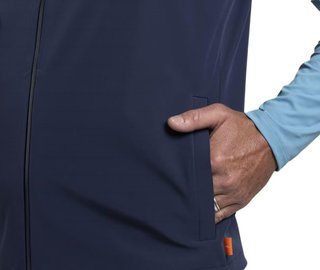 KJUS Downswing Wind Gilet męska kamizelka, atlanta blue