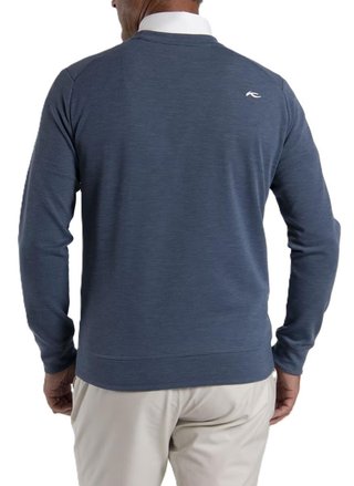 KJUS Essentials Crew Neck męska bluza, riverbank/atlanta blue
