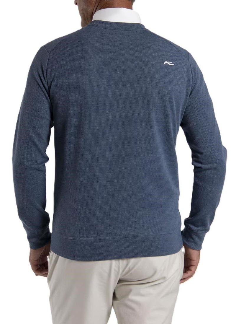 KJUS Essentials Crew Neck męska bluza, riverbank/atlanta blue