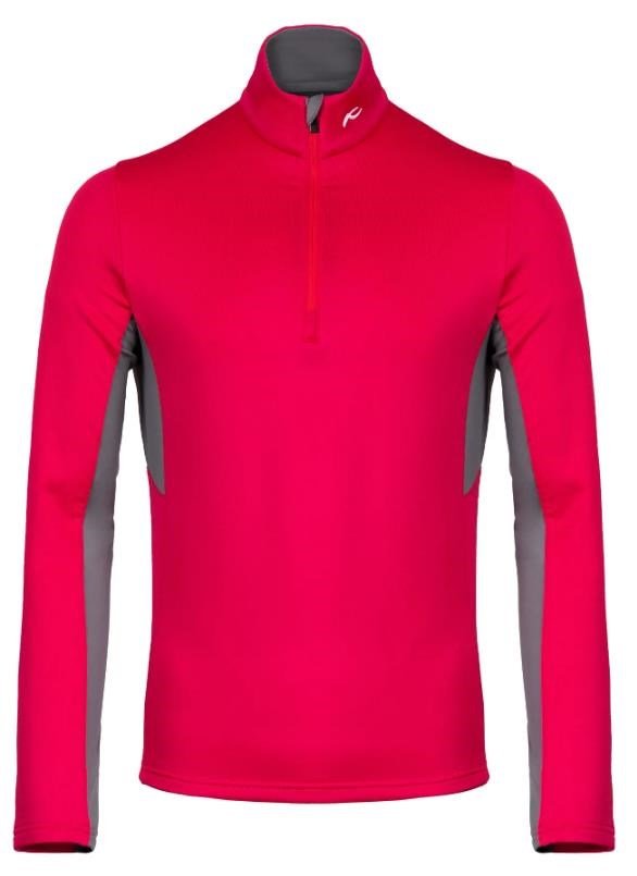 KJUS Hydraulic Midlayer Half-Zip męska bluza, rhubarb/pewter