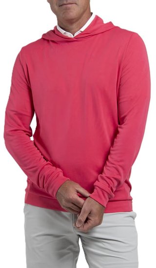 KJUS Kallen Hooded Midlayer męska bluza, rhubarb