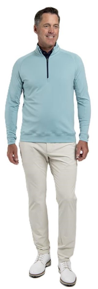KJUS Keano Half-Zip męska bluza, riverbank/atlanta blue