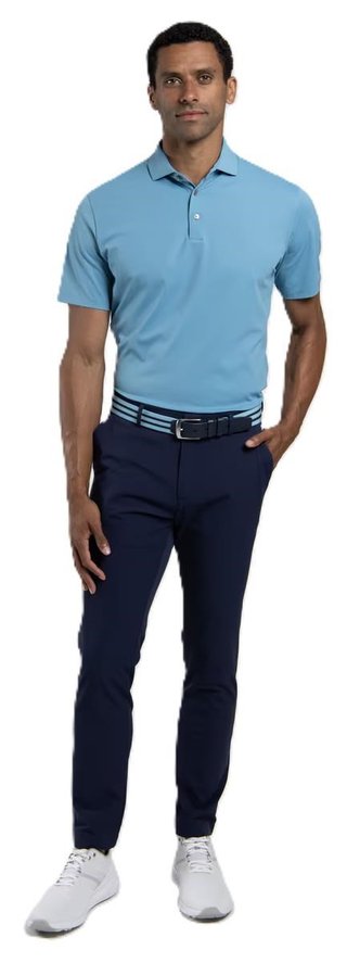 KJUS Cool Point męskie polo, atlas blue
