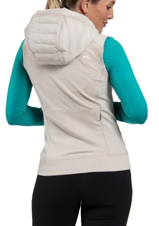 KJUS Sundance Hooded Gilet damska kamizelka, oyster