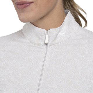 KJUS Sunshine Printed Half-Zip bluza damska, oyster/white
