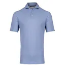 KJUS Hollow Pima Print męskie polo, white/catamaran