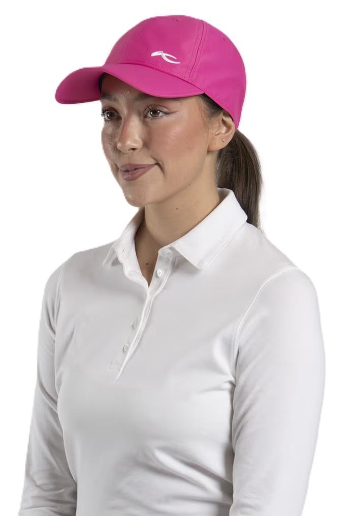 KJUS Women Dual Ponytail damska czapka z daszkiem, peony/atlanta blue