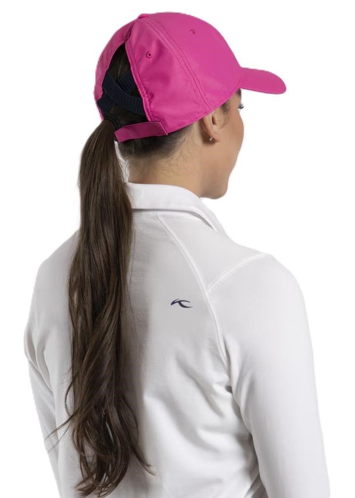 KJUS Women Dual Ponytail damska czapka z daszkiem, peony/atlanta blue