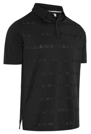 Callaway Mid Century Jacquard męskie polo, anthracite